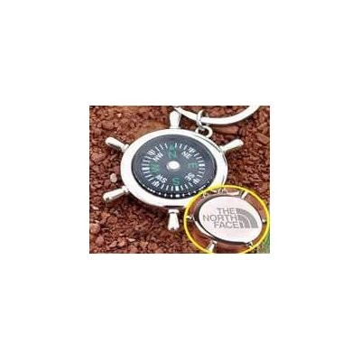 Picture of RUDDER SHAPE COMPASS KEYRING CHAIN