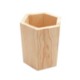 HEXAGON WOOD PEN HOLDER image 2