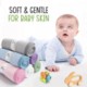 BAMBOO FIBER BABY WASHCLOTH TOWEL image 2