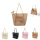 TOTE BAG, WOVEN BEACH BAG image 2