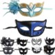 MASQUERADE MASK FOR COUPLES HALLOWEEN COSTOME image 2