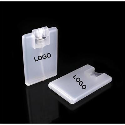 Picture of 20ML PLASTIC CREDIT CARD SHAPE POCKET SIZE FLAT SPRAY BOTTLE