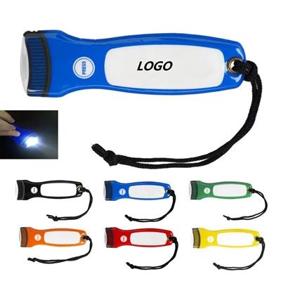 Picture of PVC LED TORCH KEYRING CHAIN