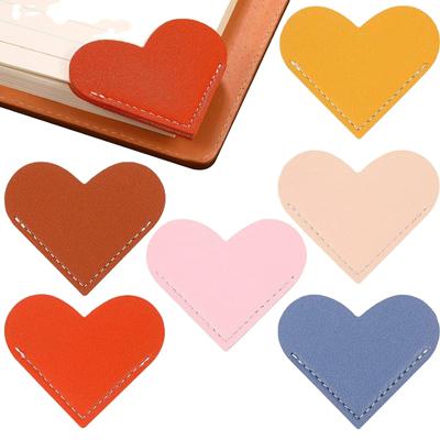 Picture of LEATHER HEART-SHAPED BOOKMARK