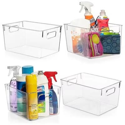 Picture of CLEAR TRANSPARENT PLASTIC STORAGE CONTAINER