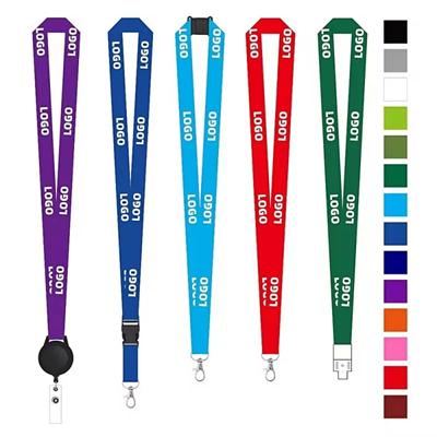 Picture of CUSTOM POLYESTER LANYARD COMBO with Retractable Badge Reel