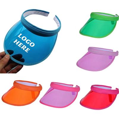 Picture of OPEN TOP PVC SUN VISOR HAT