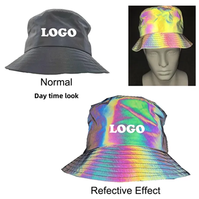 Picture of RAINBOW REFLECTIVE BUCKET HAT