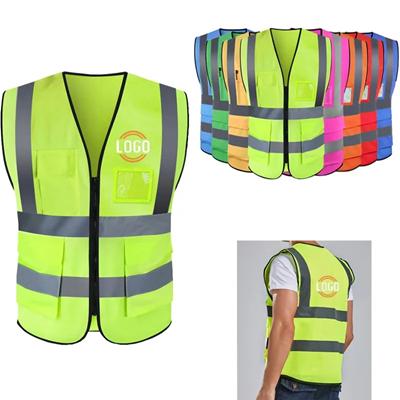 Picture of REFLECTIVE WORK CONSTRUCTION SAFETY VEST