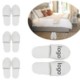 SHORT PLUSH HOTEL SLIPPERS image 2