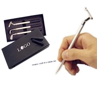 Picture of SILVER METAL GOLF CLUB PEN SET