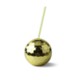 DISCO BALL DRINK CUP with Straw image 2