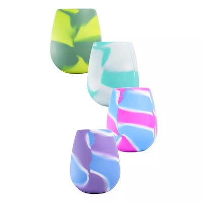 Picture of COLORFUL SILICON WINE GLASSES