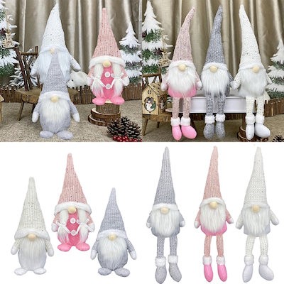 Picture of CHRISTMAS PLUSH GNOME SWEDISH TOMTE FACELESS DOLL HOME DECOR