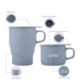 COLLAPSIBLE FOLDING SILICONE CUP MUGS image 2