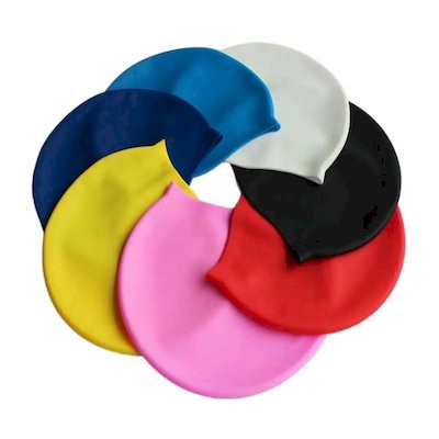 Picture of SOLID SOLOR SILICON SWIMMING CAP