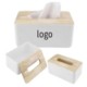 Picture of WOOD PP RECTANGULAR TISSUE BOX 