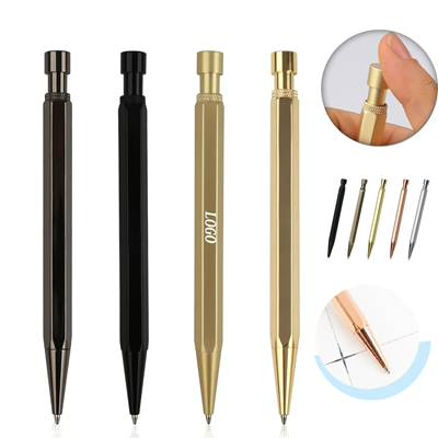 Picture of PRESS TYPE METAL SIGNATURE BALL PEN PEN