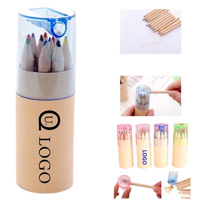 Picture of COLORED PENCIL with Sharpener Set