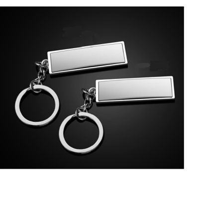 Picture of BLANK RECTANGULAR KEYRING CHAIN