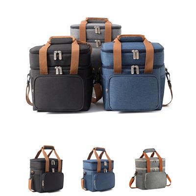 Picture of CROSSBODY LARGE CAPACITY DOUBLE-LAYER LUNCH BAG