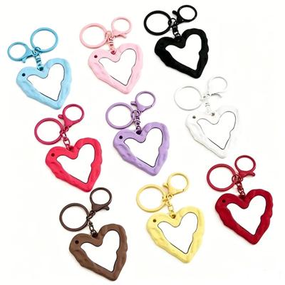 Picture of ACRYLIC HEART KEYRING CHAIN