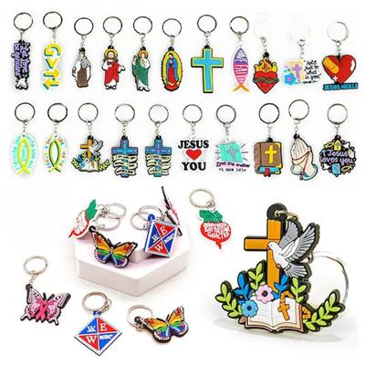 Picture of CARTOON PVC SOFT KEYRING CHAIN 3D SILICON CAR CHARM GIFT