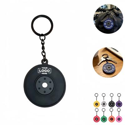 Picture of WEIGHT PLATE SHAPE KEYRING CHAIN