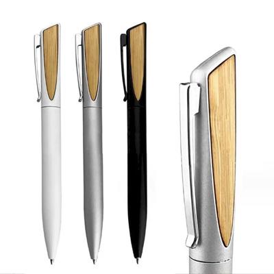 Picture of NFC BAMBOO PLASTIC AND ALUMINUM BALL PEN PEN