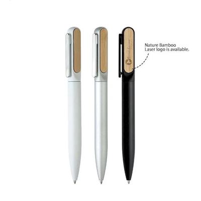 Picture of BAMBOO FIBER NFC RETRACTABLE BALL PEN PEN