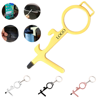 Picture of MULTIPURPOSE NON-CONTACT KEYRING CHAIN