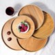 Picture of ROUND WOOD SERVING TRAY FOR EATING