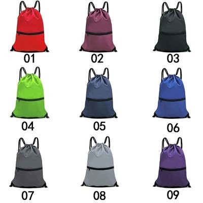 Picture of DRAWSTRING BACKPACK RUCKSACK BAG SPORTS GYM SACKPACK