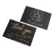 CUSTOM BLACK HOT STAMPING PAPER CARD image 2