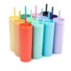 Picture of MATTE PASTEL COLORED ACRYLIC TUMBLERS