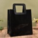 BLACK PVC GIFT WRAP BAG image 2