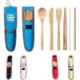 6 PCS BAMBOO CUTLERY SET image 2