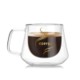 Picture of DOUBLE WALLED GLASS COFFEE CUP