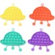 Picture of UFO STRESS RELIEVER SILICON PUSH POP BUBBLE SENSORY FIDGET
