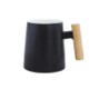Picture of 14 OZ CERAMIC POTTERY MUG CUP with Wood Handle