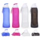 FOLDING SILICON SPORTS TRAVEL WATER BOTTLE image 2