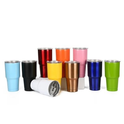 Picture of 20 OZ STAINLESS STEEL METAL THERMOS CUP FOR ICE AND HOT DRINK.