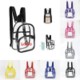 Picture of CLEAR TRANSPARENT WATERPROOF PVC MINI BACKPACK RUCKSACK