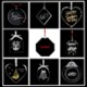 CRYSTAL GLASS CLEAR TRANSPARENT PENDANT image 2