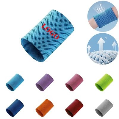 Picture of ICE SILK COOL SWEAT-ABSORBING SPORTS WRIST BAND.