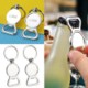 Picture of ROUND ZINC ALLOY BOTTLE OPENER KEYRING CHAIN