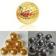 Picture of GOLD AND SILVER PLATED METALLIC GOLF BALL