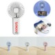 HANDHELD FAN with Powerful Airflow Rechargeable image 2