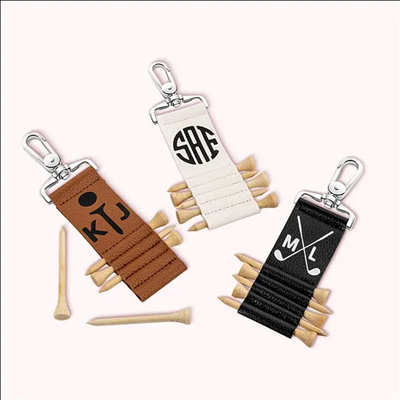 Picture of GOLF TEE LEATHER HOLDER POUCH FOR OUTDOOR SPORTS