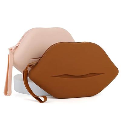 Picture of LIPS SHAPE SILICON COSMETICS BAG